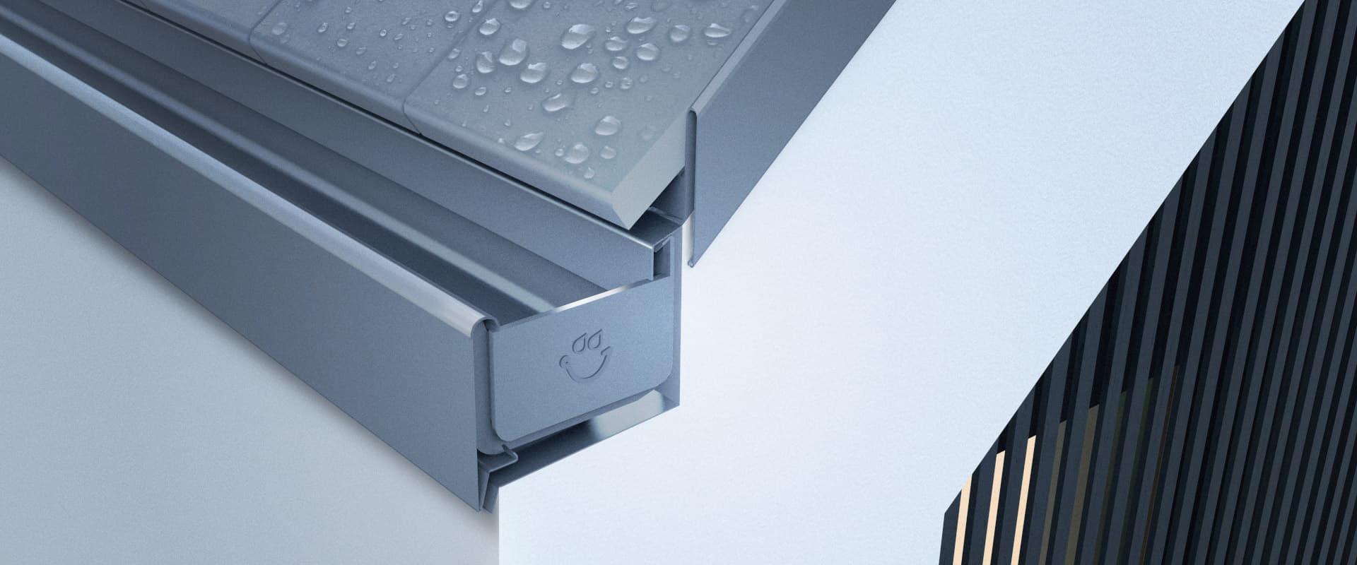 FlowTech Gutter Guard Cross-Section